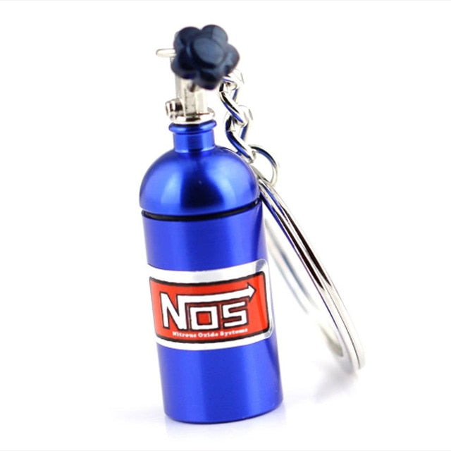 Creative NOS Bottle Keychain.