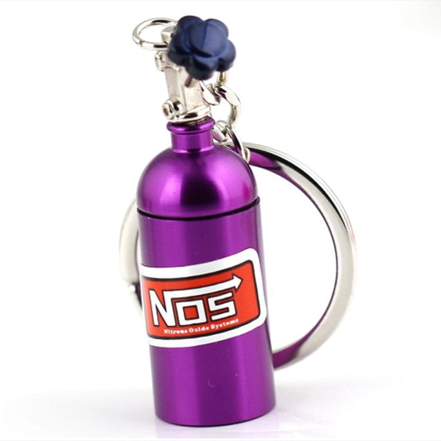 Creative NOS Bottle Keychain.