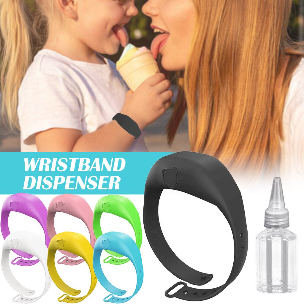 Wrist Wearable SQUEEZY-BAND Hand Sanitiser Dispensing Bracelet