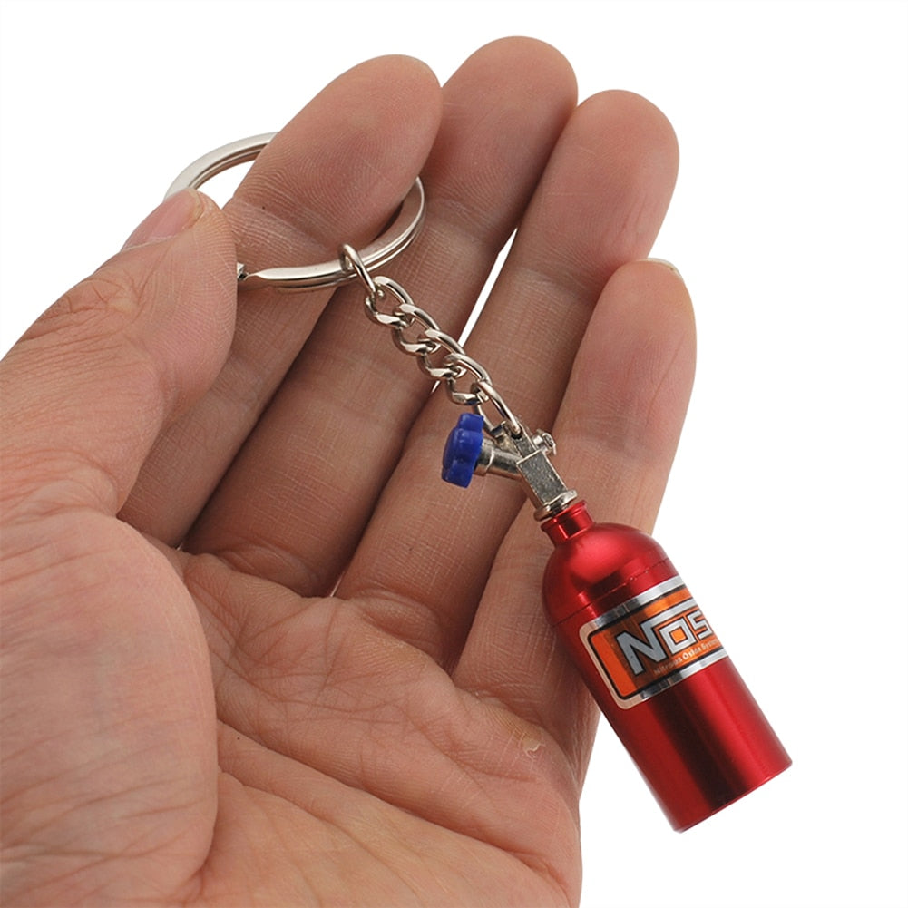 Creative NOS Bottle Keychain.