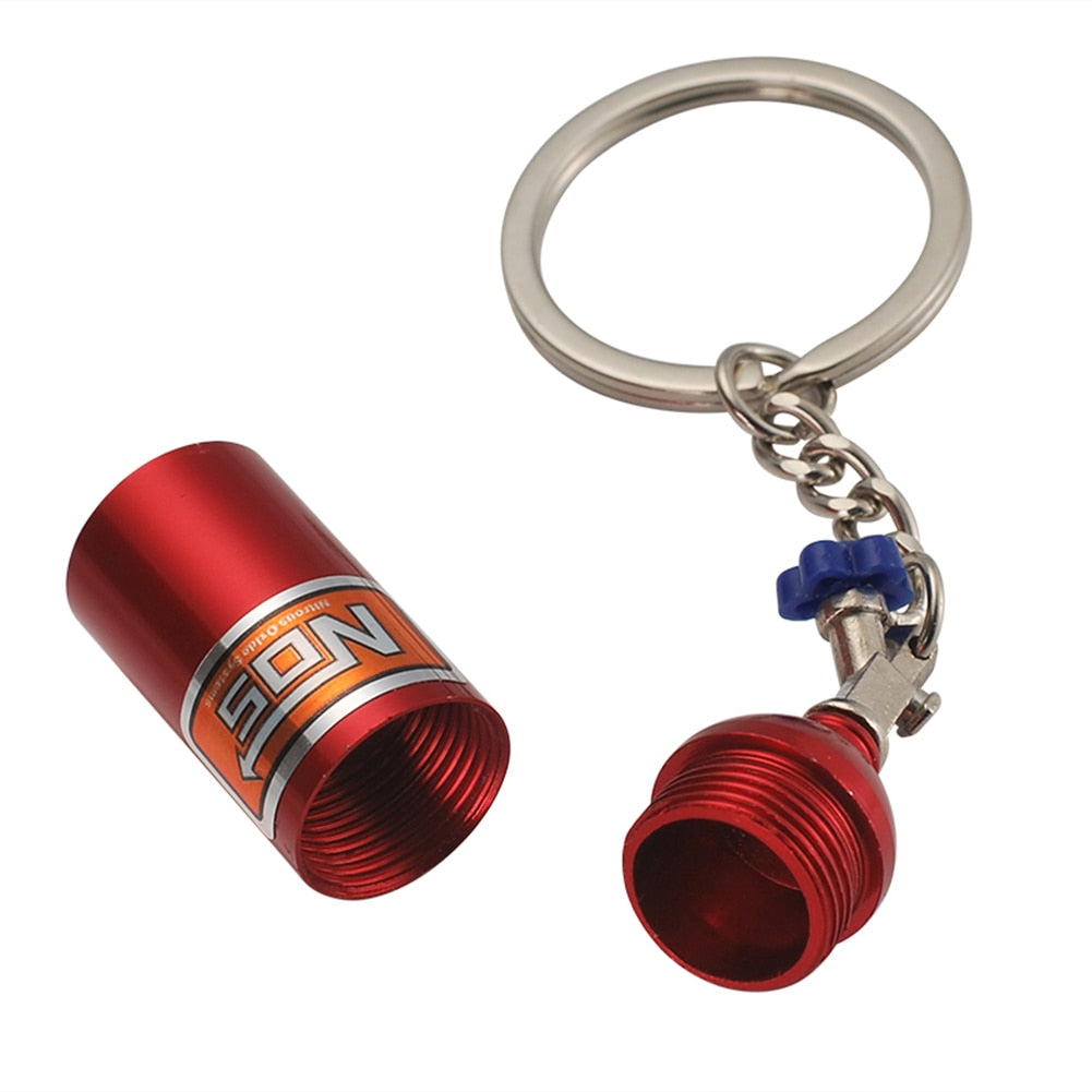Creative NOS Bottle Keychain.