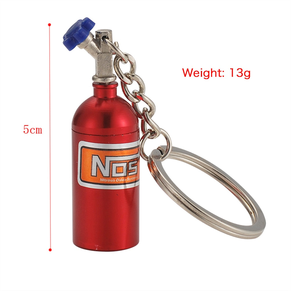 Creative NOS Bottle Keychain.