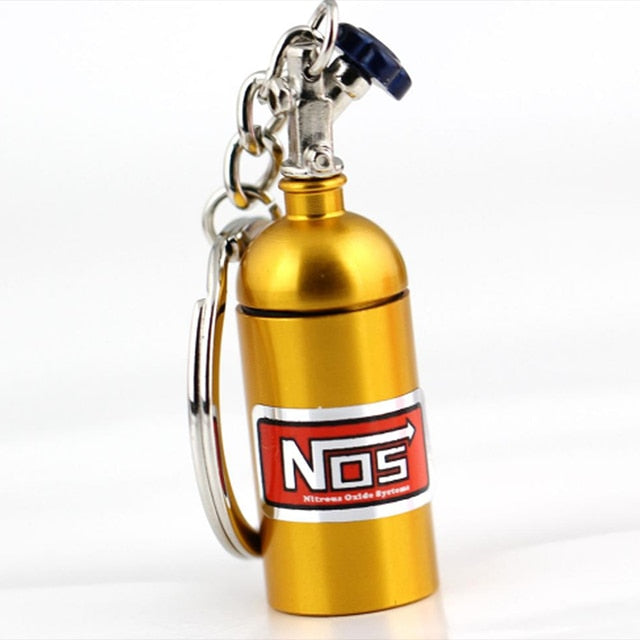 Creative NOS Bottle Keychain.