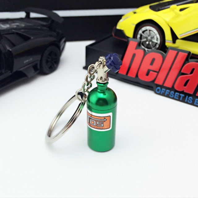 Creative NOS Bottle Keychain.