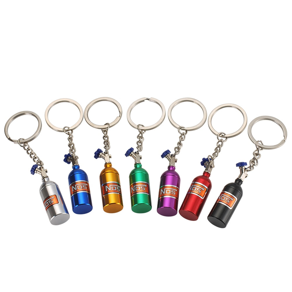 Creative NOS Bottle Keychain.