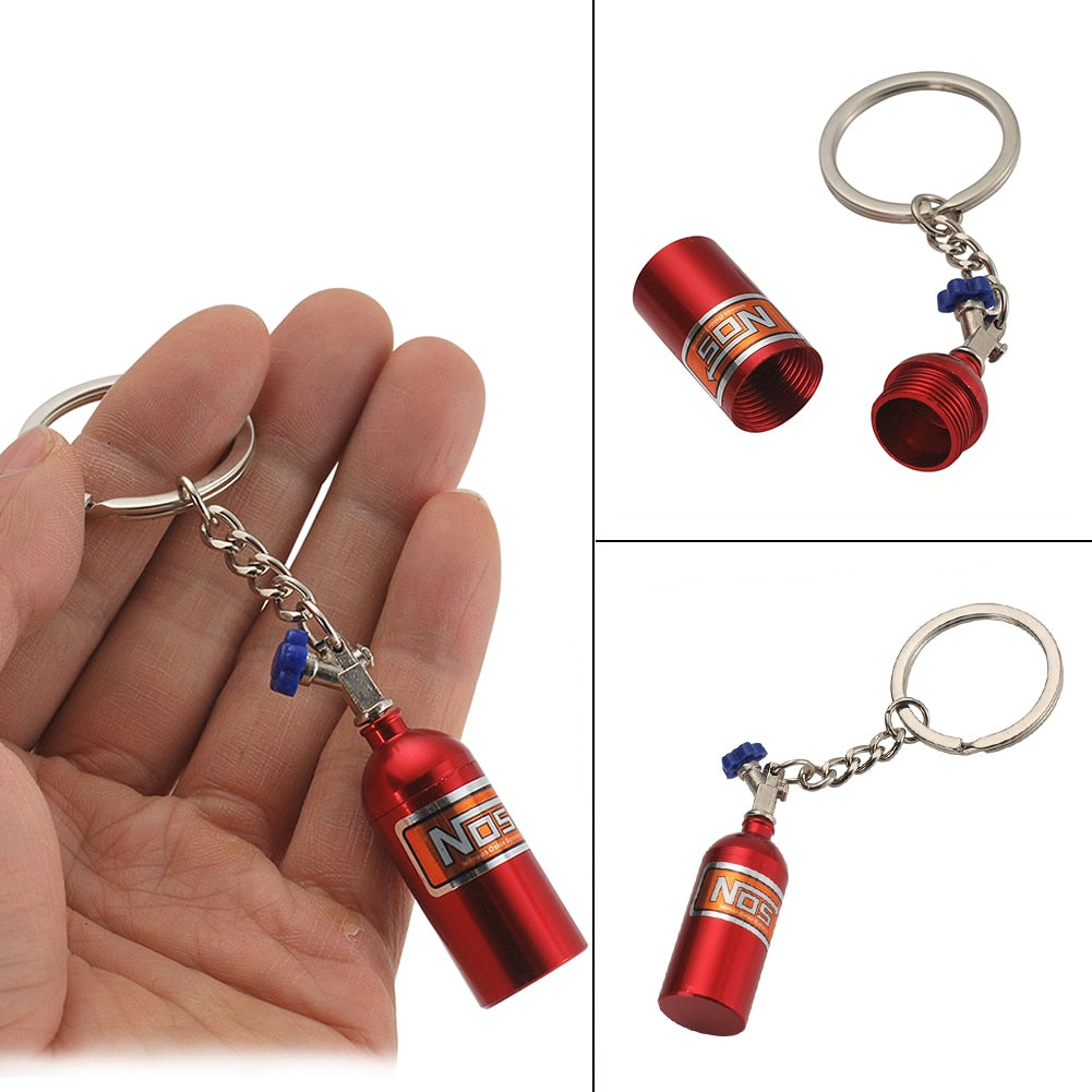 Creative NOS Bottle Keychain.