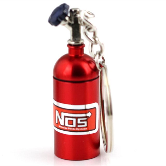 Creative NOS Bottle Keychain.